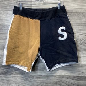 Supreme S Logo Color block Sweat Shorts